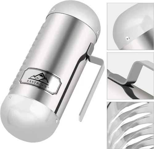 Miniatura 5 de EASTROCK Guiro Instrumento profesional de acero inoxidable Guiro Instrumento de percusión latina Puerto Rico Guiros con raspador para acompañamiento