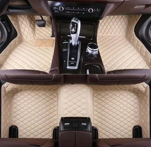 Alfombrillas de cuero personalizadas para automóvil, impermeables, antideslizantes, adecuadas para automóviles, SUV, camionetas, lindos tapetes de