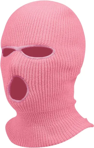 dgysar Máscara de invierno de 3 agujeros, pasamontañas de esquí, gorro de punto, para deportes al aire libre, máscara de cara completa, pasamontañas