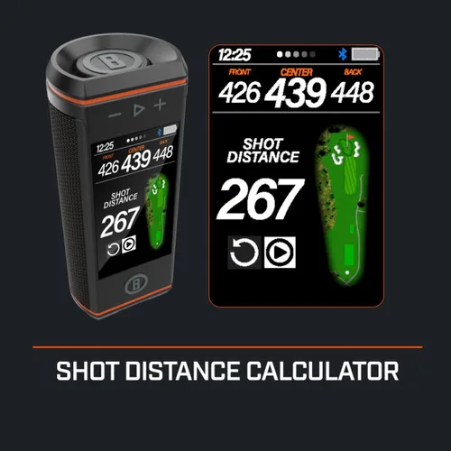 Miniatura 5 de Bushnell Golf Wingman HD - Altavoz GPS con pantalla táctil a color, audible y visual frontal/centro/trasero con potente audio de 360 grados