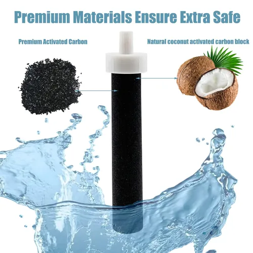 Miniatura 2 de Filtros de agua para botella de plástico Brita, Sport, acero inoxidable y de lados duros, compatibles con filtros de botella de agua de repuesto