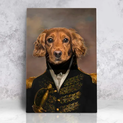 Miniatura 18 de Pintura personalizada para retratos de mascotas de perros y gatos, estilo renacentista sobre lienzo, retrato real de mascotas a partir de la foto