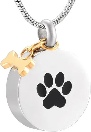 Collares personalizados de urna de mascota para cenizas para mujeres y hombres, joyería de cremación para cenizas, collar personalizable para Urna