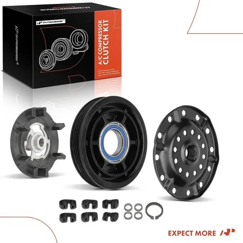 Miniatura 8 de A-Premium Kit de embrague del compresor del A/C compatible con Toyota Yaris 1.5L 2006-2012