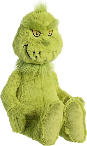 Miniatura 2 de Aurora® Figura de Dr. Seuss™ Grinch de Peluche - Peluche Oficialmente Licenciado para Juego Imaginativo - Perfecto para Niños y Adultos - Verde 50.8