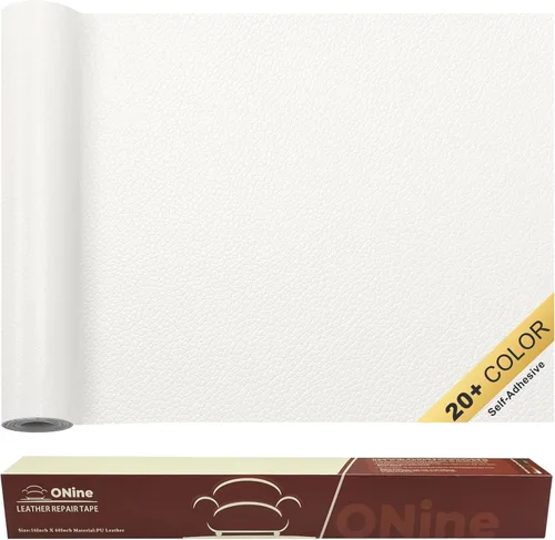 Miniatura 37 de ONine - Parche para reparación de cuero, parche autoadhesivo para sillones, parche de cuero contra rasguños, disponible en diferentes colores, de 5