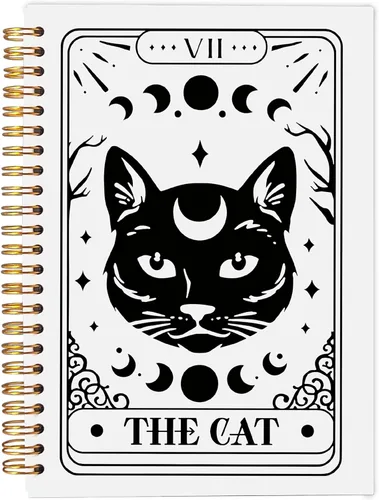 Miniatura 23 de Cuaderno gótico en espiral, diario gótico para parejas, cuaderno gótico para mujeres y hombres escritura, cuaderno de espiral para parejas de 8.3 x