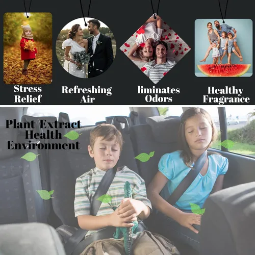 Miniatura 6 de Ambientador personalizado para coche Ambientadores personalizados para coche con imágenes, accesorios para coche para hombres, novios, familia
