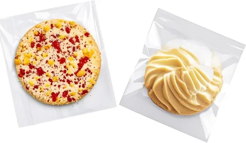 Miniatura 5 de COOLAKE Bolsas transparentes de celofán autosellable, 4 x 6 pulgadas, 100 bolsas resellables para embalaje de galletas, regalos, productos, dulces