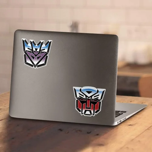 Miniatura 4 de Popfunk Camiseta clásica Transformers Squares y pegatinas