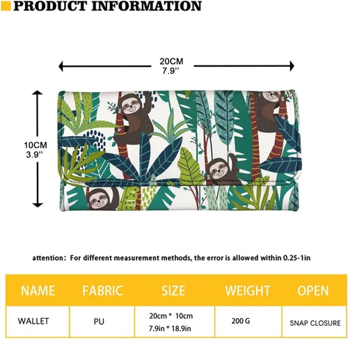 Miniatura 6 de AFPANQZ Carteras de bolsillo para mujer, diseño de libélula 3D, de cuero, con ranuras para tarjetas múltiples, elegante cartera con cierre