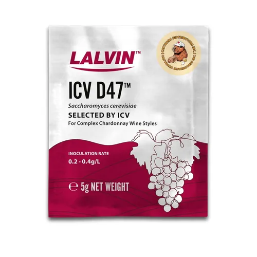 Miniatura 2 de Lalvin D47, paquete de 10 levaduras de vino - Haga vino, sidra, aguamiel y kombucha en casa - Sobres de 5 g - Saccharomyces cerevisiae - Vendido por