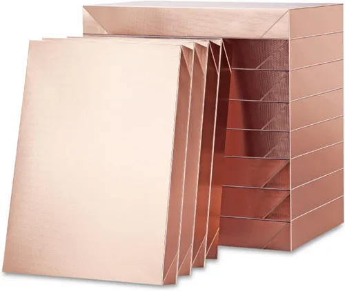 Miniatura 10 de ROSEGLD Cajas de regalo con bandas de envoltura de 9.5 x 7 x 3.5 pulgadas, cajas de regalo con tapas, cajas de regalo para dama de honor con bandas