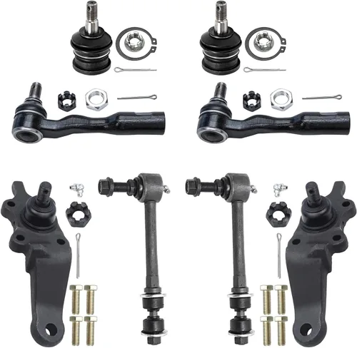 Miniatura 29 de Detroit Axle – Kit de suspensión delantera para Hyundai 2013-2018 Santa Fe 2 enlaces de barra de estabilizador 4 varillas de amarre interiores