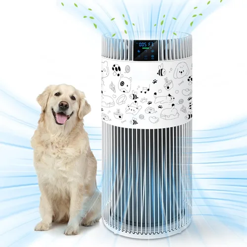 Miniatura 11 de Purificador de aire para habitación grande del hogar de 2500 pies cuadrados con filtros lavables, purificador de aire para mascotas para dormitorio