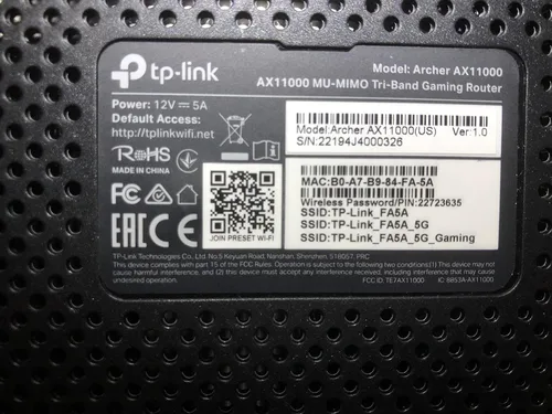Miniatura 7 de TP-Link Archer AX11000 - Enrutador Wi-Fi 6 de tres bandas
