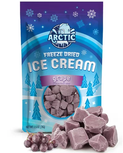 Miniatura 88 de Arctic Farms Trozos de Helado Liofilizado a Granel - No se Derrite (Mantequilla de Maní) (1 libra)