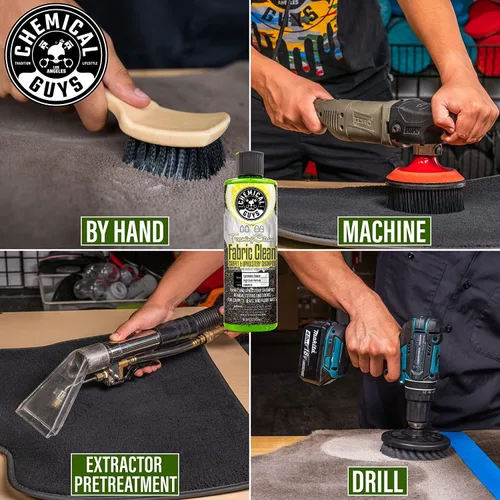 Miniatura 5 de Chemical Guys CWS2031602 Fabric Clean - Champú de espuma cítrica para alfombras y tapicería + eliminador de olores (autos, asientos y tapetes)