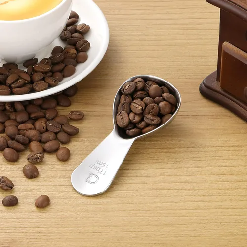 Miniatura 8 de Plata - Patrón de filtro de café #2 + cuchara de café (1 cucharada)