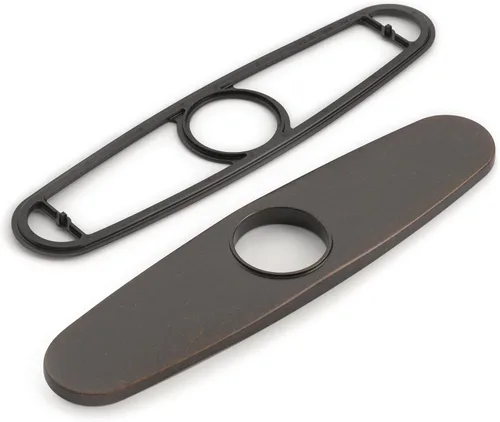 Miniatura 5 de Moen 141002 - Placa de cubierta para grifo de cocina para instalación de 3 agujeros, cromada