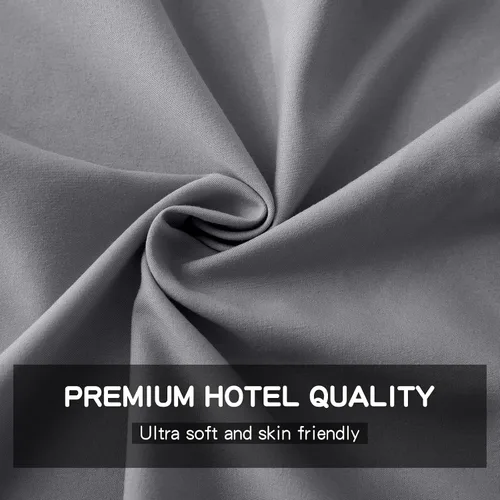 Miniatura 3 de FreshCulture - Sábana encimera Queen de microfibra cepillada - Sábana superior ultra suave y transpirable - Sin arrugas - De fácil cuidado - Gris