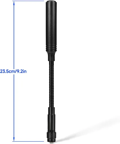 Miniatura 6 de Eightwood Antena de radio de jamón de cuello de cisne VHF/UHF 144/430MHz Antena táctica amateur flexible Conector hembra SMA para radios