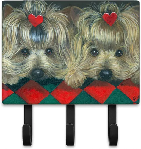 Miniatura 41 de Caroline's Treasures Bichon Frise Sisters - Ganchos para correa o llavero, multicolor