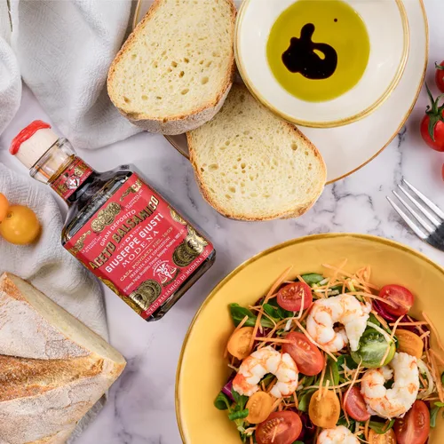 Miniatura 4 de Giusti Vinagre balsámico italiano de Módena IGP – 3 medallas de oro, rico y grueso Gran Deposito Aceto Balsamico di Modena para ensaladas, queso