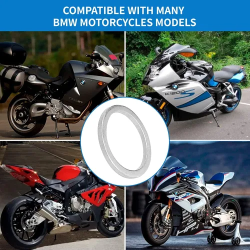 Miniatura 6 de Juntas de tapón de drenaje de aceite M16, anillos de sellado para motocicletas BMW, repuesto para la pieza # 07119963252, 07119963251, 07119963259