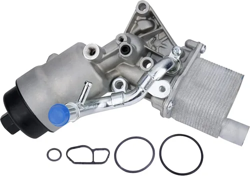 Miniatura 9 de Kit de carcasa del filtro del enfriador de aceite del motor con juntas, tapa y sellos. Reemplaza 55566784, 88179-91400 - Compatible con vehículos