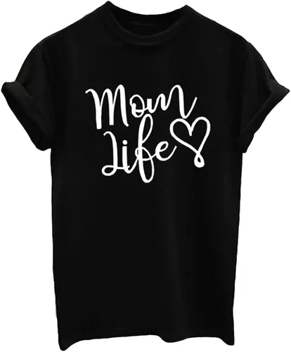 LOOKFACE Camiseta gráfica divertida para mujer lindas camisetas de manga corta