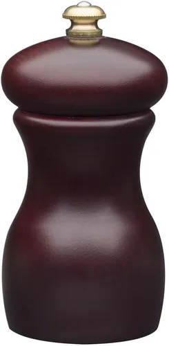 Miniatura 43 de Fletchers' Mill - Colección Marsala de molinillo de pimienta, cereza, 4 pulgadas, grosor ajustable fino a grueso, fabricado en Estados Unidos Negro