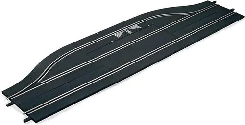 Carrera Digital 132/124 Pit Lane, negro, blanco, plateado - Con licencia oficial para juegos digitales 124 y 132, mezcla y combina para mayor