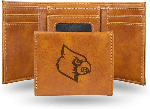 Miniatura 136 de NCAA Rico Industries - Billetera triple grabada con láser, con grabado láser, accesorio para hombre