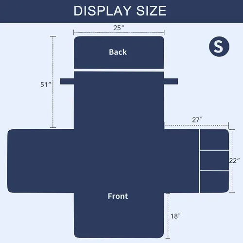 Miniatura 3 de Ouka - Funda reclinable para perros, de ancho de asiento de 63,5 cm, protector de sofá de tela reversible con correas elásticas, funda de sillón Gris