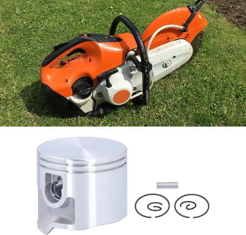 Miniatura 4 de Fdit Kit de pistón y pistón, conjunto de pistón y pistón de 1.969 in compatible con sierras de corte TS410 TS420, piezas de repuesto para 4238 030