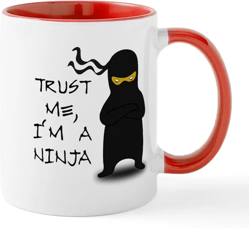 Miniatura 67 de CafePress Ascii - Taza de café de cerámica, taza de té, 11 onzas