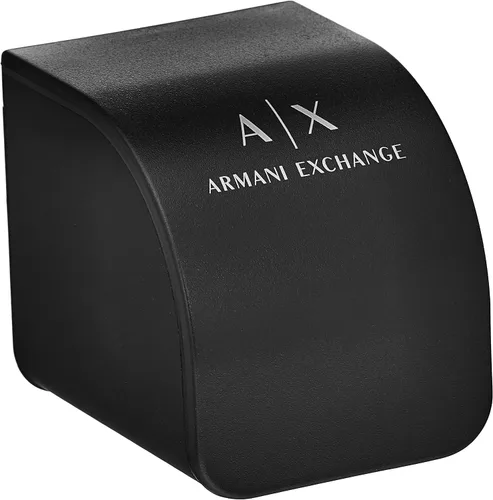 Miniatura 6 de AX ARMANI EXCHANGE - Reloj de cuero para hombre, color negro (modelo AX1817), Negro -, Cronógrafo