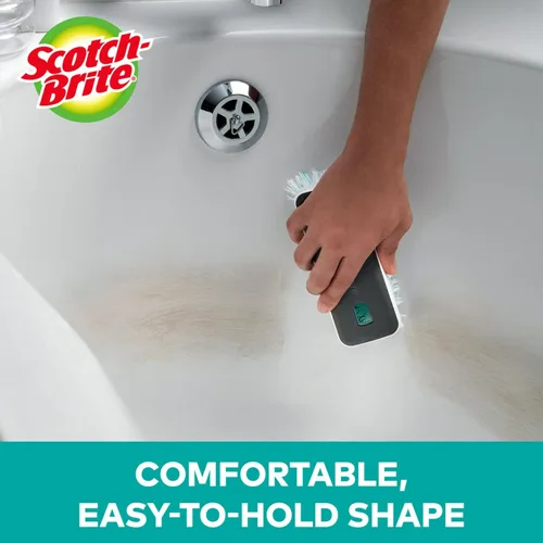 Miniatura 5 de Scotch-Brite Cepillo de limpieza profunda, para suelos y paredes de azulejos, puertas de ducha, bañeras y más