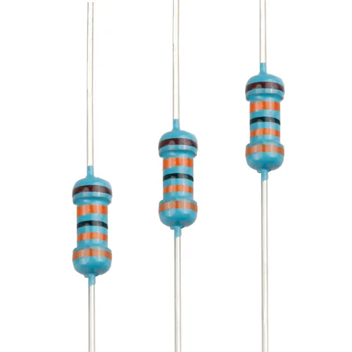 Miniatura 35 de 100pcs 1 ohm Resistor 1/4w (0.25 W) Resistencia fija de película metálica de tolerancia ±1%, múltiples valores de resistencia opcional