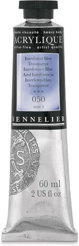 Miniatura 89 de Sennelier Acrílico para artistas extrafinos, 2.0 fl oz, luz verde cromo S3