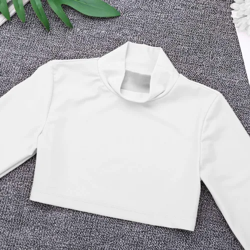 Miniatura 5 de CHICTRY Camiseta corta de manga larga para niñas y niños