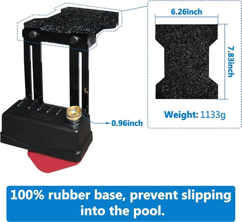 Miniatura 4 de Nivelador de agua para piscina, altura ajustable de 2 a 9 pulgadas, mantiene automáticamente el nivel de agua establecido