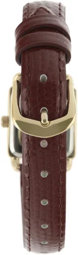 Miniatura 5 de Peugeot - Reloj cuadrado pequeño con correa de piel auténtica para mujer