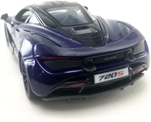 Miniatura 2 de KiNSMART McLaren 720s 5 pulgadas 1:36 escala de metal fundido a presión modelo de juguete súper deportivo (4 juegos)