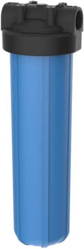 Miniatura 7 de Pentek 150467 20-BB armazón para filtro, color azul, grande, de 3/4 pulgadas, con alivio de presión.