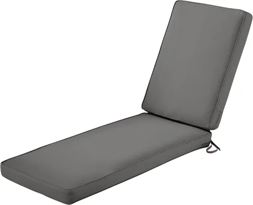 Miniatura 15 de Classic Accessories Montlake® FadeSafe® - Cojín resistente al agua para chaise longue de patio de 74 x 23 x 3 pulgadas, beige antiguo