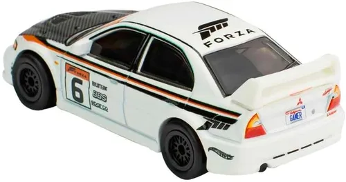 Miniatura 3 de Hot Wheels Colección de entretenimiento retro, Mitbisi Lncr Evluin Vi, TV y videojuegos, réplicas icónicas para jugar o exhibir, regalo