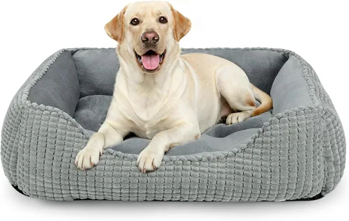 Miniatura 21 de MIXJOY Camas para Perros Pequeños, Camas para Gatos de Interior Lavables, Calmante para Mascotas Perro de Tamaño Pequeño, Camas Rectangulares Suaves