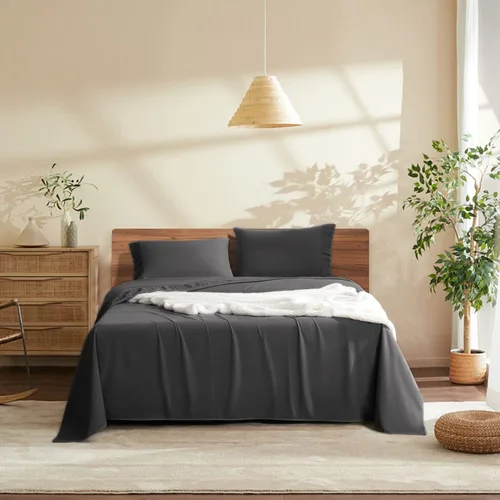 Miniatura 9 de SONORO KATE Juego de sábanas de cama, sábanas suaves de 1800 hilos, sábanas y fundas de almohada de microfibra refrescante, sábanas de 4 piezas